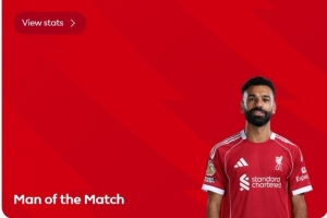 斬獲進(jìn)球！薩拉赫當(dāng)選利物浦2-3布倫特福德球迷票選最佳球員