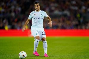 國(guó)米官方：姆希塔良左大腿屈肌不適，未來(lái)幾天將重新評(píng)估傷情