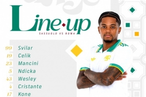 羅馬客戰(zhàn)薩索洛首發(fā)：迪巴拉領銜，利昂-貝利、齊米卡斯在列