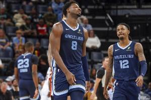 灰熊VS步行者首發(fā)：莫蘭特、波普、韋爾斯、JJJ、蘭代爾