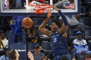 清潔流！小賈倫-杰克遜半場5中4拿到12分 籃板助攻搶斷蓋帽全是0