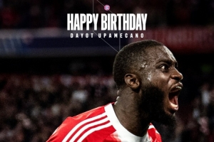 拜仁祝于帕梅卡諾27歲生日快樂，球員加盟以來出戰(zhàn)164場斬獲6冠