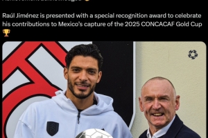 帶墨西哥贏得金杯賽！官方：34歲中鋒希門尼斯獲PFA特別表彰獎