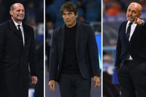 阿萊格里、孔蒂、斯帕萊蒂將首次齊聚意甲，孔蒂和斯帥從未交手過