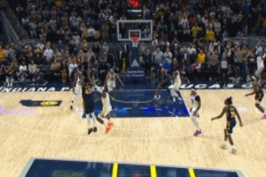 就進(jìn)這一個(gè)！西卡接球三分射進(jìn) 步行者最后35秒反超勇士3分