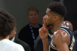 ！字母哥壓哨絕殺步行者 比閉嘴+反噓步行者球迷！