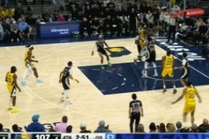 白熱化！西亞卡姆二次進(jìn)攻打中 步行者轟出11-0扳平雄鹿