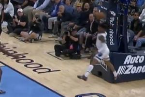 投……投名狀？莫蘭特救球“助攻”杜蘭特絲滑三大步暴扣！