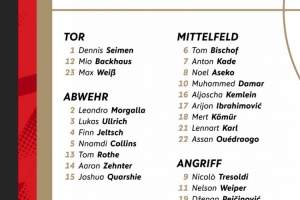 德國U21新一期名單：倫納特-卡爾、比朔夫、小伊布在列