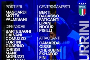 意大利U21名單：巴特薩基、皮西利、卡馬達(dá)、科萊奧肖在列