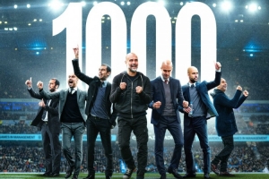 已是傳奇！瓜迪奧拉今日迎執(zhí)教生涯1000場，前999場715勝39冠