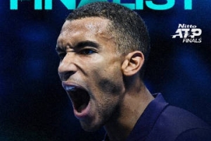 阿利亞西姆2-0淘汰茲維列夫，晉級ATP年終總決賽的半決賽