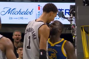 這球沒算~文班空接暴扣對(duì)著追夢(mèng)怒吼慶祝 追夢(mèng)回噴雙方小沖突