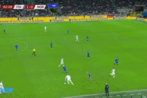 板上釘釘！努薩盤帶后遠(yuǎn)射破門 瑟爾洛特助攻，挪威1-1扳平意大利