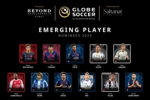 環(huán)足獎(jiǎng)2025年最佳新星候選：內(nèi)維斯、斯凱利、赫伊森、杜埃在列