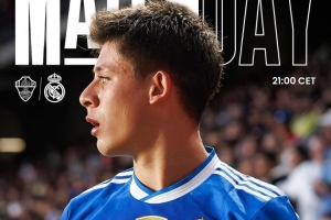 近17次交手不??！皇馬發(fā)布客戰(zhàn)埃爾切海報：居萊爾單人出鏡