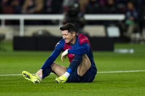 萊萬(wàn)連續(xù)6場(chǎng)歐冠未破門(mén)為生涯最多，近10場(chǎng)歐冠只有一場(chǎng)進(jìn)球