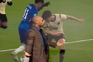 亨利講解庫巴西失誤：他側(cè)身跑時(shí)已經(jīng)死了，這咋防埃斯特旺？