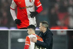 換上兒子！范佩西之子19歲沙奎爾歐聯(lián)替補登場，迎職業(yè)生涯首秀