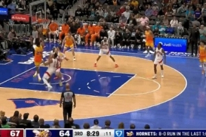 要反攻了？米勒突破拋投再中 黃蜂10-0追到差1分！