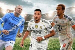 五大聯(lián)賽射手榜：哈蘭德、凱恩14球，姆巴佩13球，意甲13輪5人5球