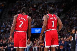 船記：今天在萊昂納德上場但是哈登沒上的時間里 快船贏了33分！