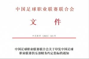 重罰！中足聯(lián)官方：俱樂部與球員簽陰陽合同一經(jīng)查出，將處以降級
