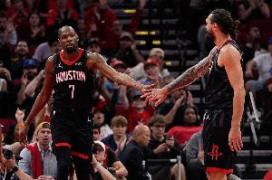 火箭2人組每百回合凈勝分榜：亞當(dāng)斯&杜蘭特+19.8第一 海王霸榜