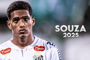 每體：巴薩有意巴西19歲左后衛(wèi)索薩，巴薩想利用桑托斯的債務(wù)壓價(jià)