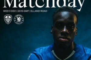 劍指三分！切爾西發(fā)布客戰(zhàn)利茲聯(lián)海報(bào)：吉滕斯單人出鏡