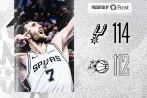 科內(nèi)特絕殺蓋帽慶祝上封面！馬刺發(fā)贏球海報：你不覺得有趣嗎？