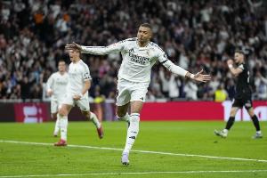 姆巴佩直接參與皇馬近9球 本賽季各項賽事參與29球是西甲球員最多