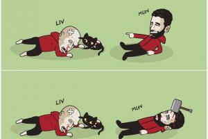 難兄難弟！曼聯(lián)利物浦同樣1-1、近5輪1勝，同分排名第八第九