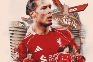 利物浦發(fā)布客戰(zhàn)國(guó)米海報(bào)：范戴克、維爾茨、?；倏顺鲧R