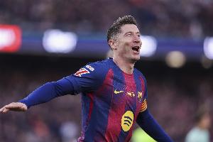 巴薩沒贏過法蘭克福，但萊萬24次對陣法蘭克福斬獲16球4助攻