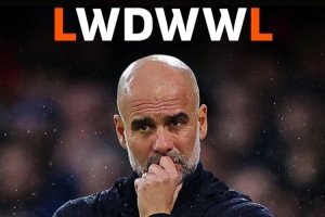 曼城近12場(chǎng)歐冠輸?shù)?場(chǎng)，此前69場(chǎng)比賽才輸?shù)敉瑯訄?chǎng)次