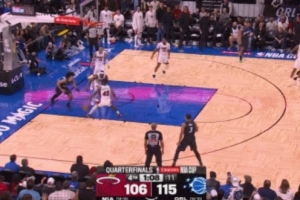 拼了！阿德巴約防守到位送出大帽 隨后魚躍救球喊出暫停