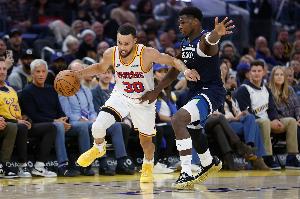 庫(kù)里復(fù)出！ESPN預(yù)測(cè)明天勝率：勇士58.3% 森林狼41.7%